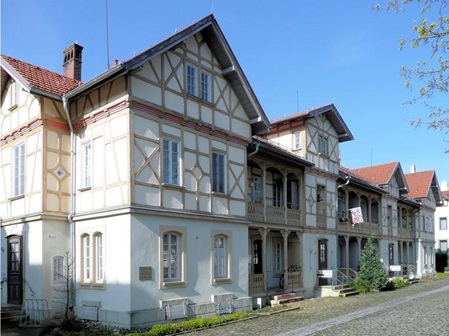 Gebäude der Histrorischen Arbeitersiedlung Kuchen