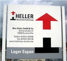 Gewerbegebiet Espan, Lager Fa. Heller