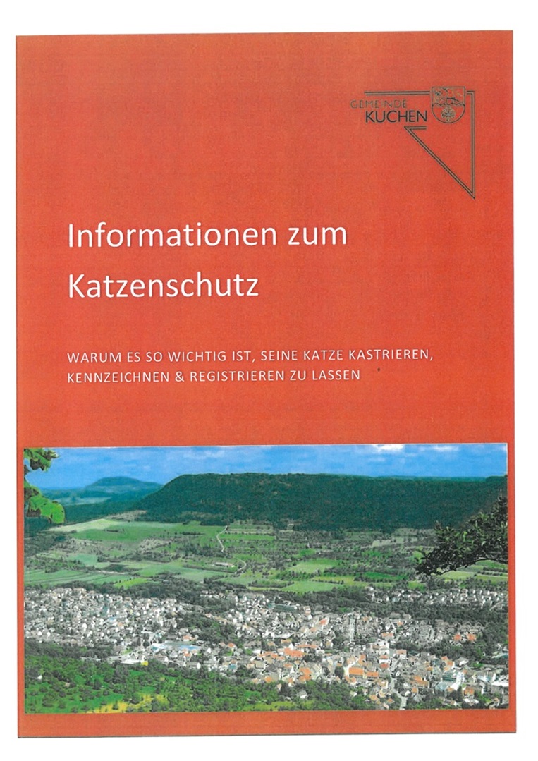 Informationsflyer zum Katzenhschutz