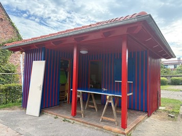 Kindergartenhäuschen ist nun frisch renoviert