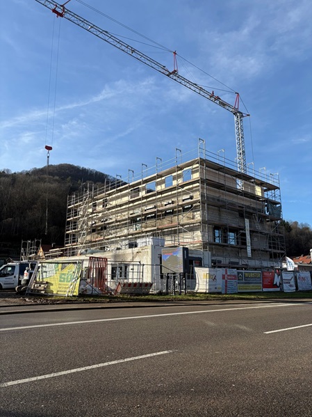 Filbagebäude nach der Aufstockung