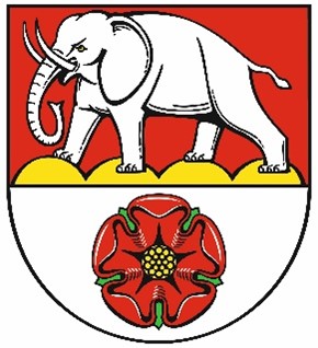 Logo Gemeinde Kuchen Elefant und Blume