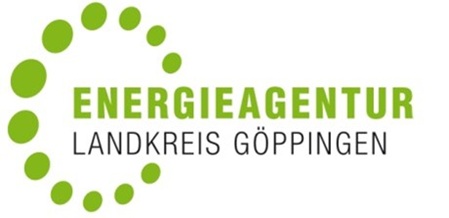 Schriftzug mit Logo Energieagentur Göppingen
