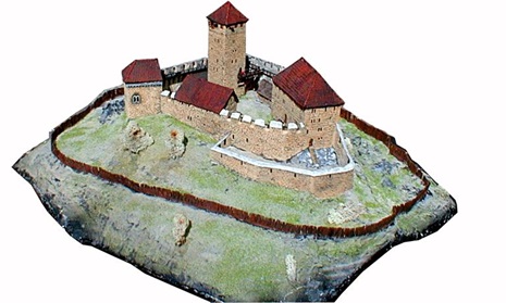 Modell Ruine Spitzenberg